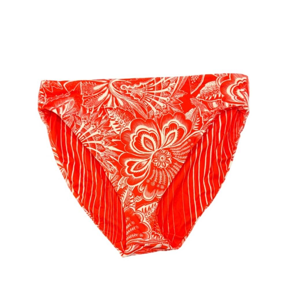 Vince Camuto Poppy Reversible High Leg Swimsuit Bikini Bottoms Size L